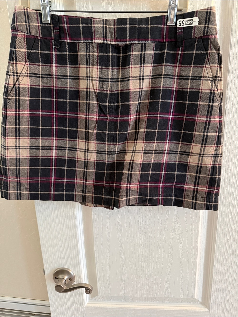 Tommy Hilfiger -Plaid Mini with Pink Accents